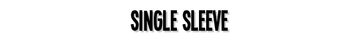 Single Sleeve font